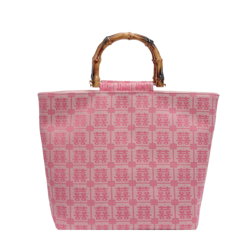 2025S Designer Women S Bag Wedding Bride S Handbag Autumn Winter New Gift Box Accompanying Gift Joyful Big Bag Ribbon Bow Tote Bag