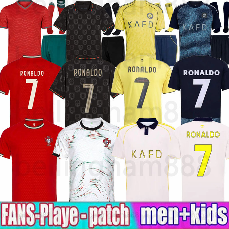 25 26 27 Ronaldo Portugieser soccer jerseys MANE Al Nassr FC 2025 2026 2027 Riyadh Men Kids Fans Player B.FERNANDES BERNARDO Football shiirt 2012-16 Retro shirts