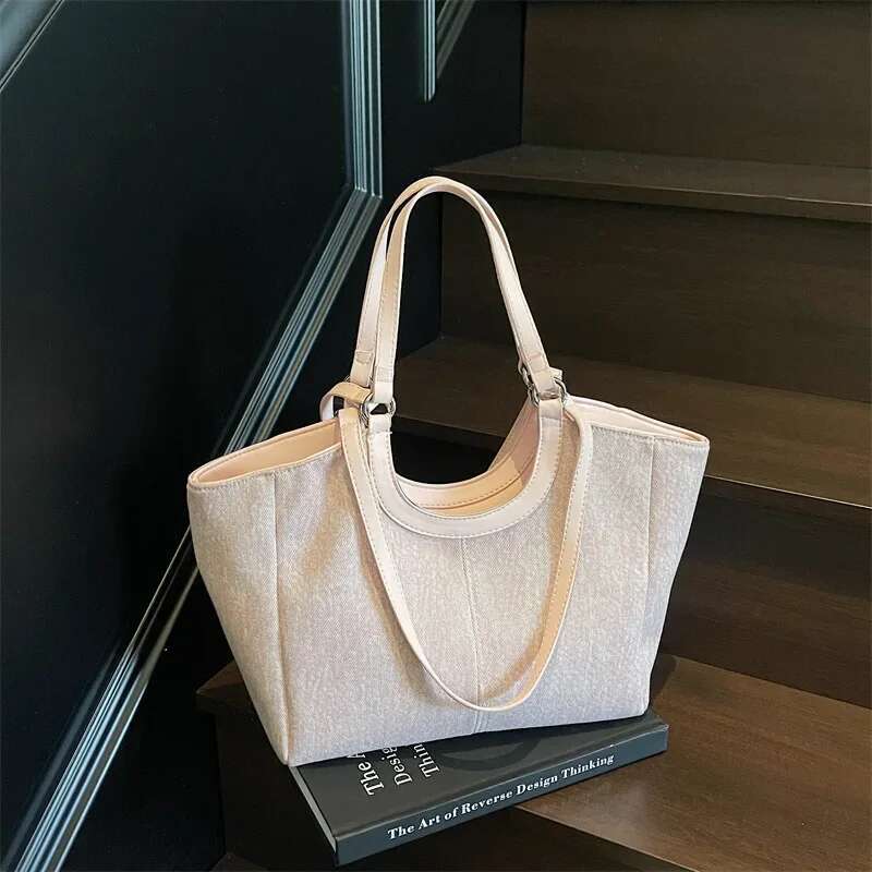 2025 New Large-Capacity Lightweight Hand Fashion Underarm Shoulder Travel Commuter Tote Women's Bag