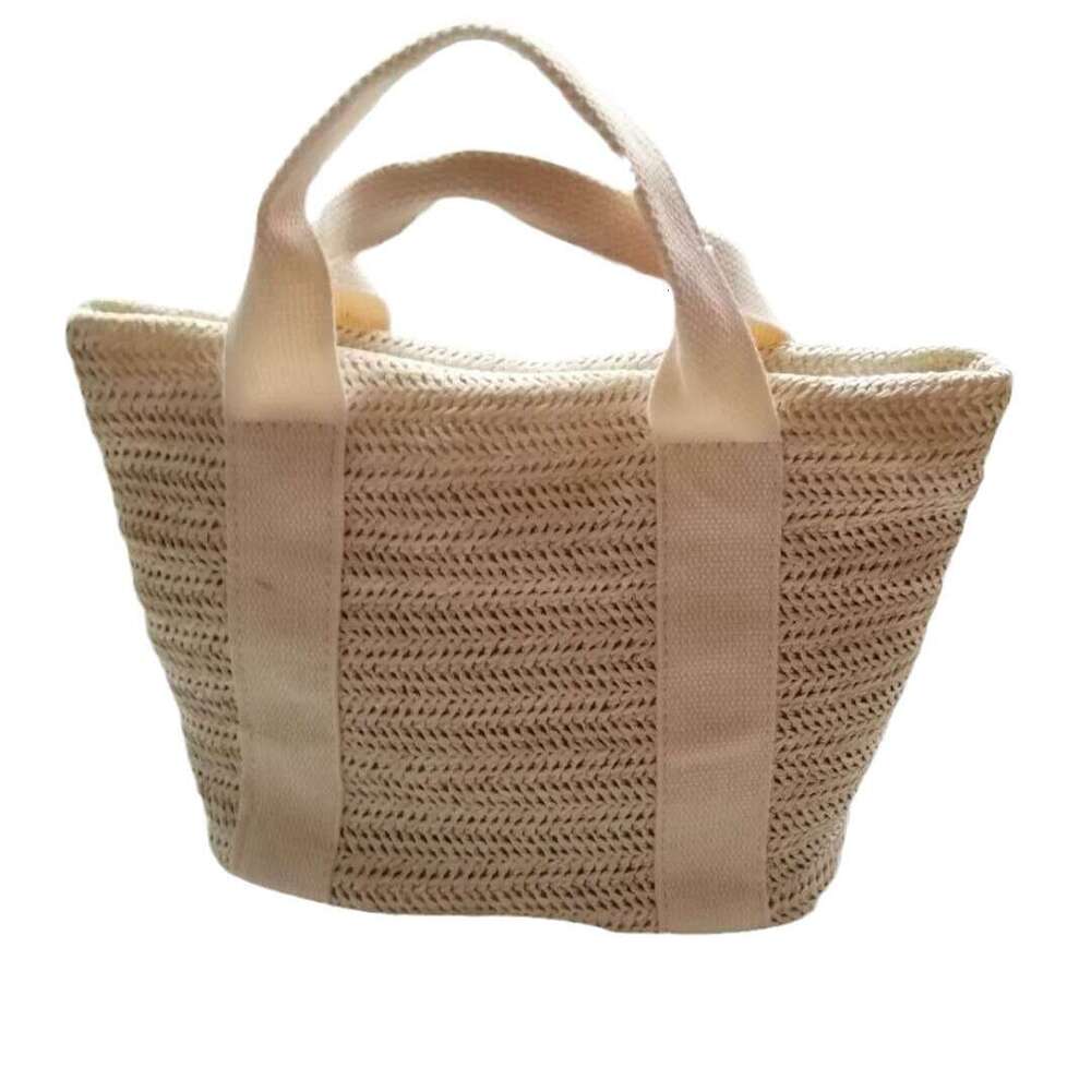 Handmade Beach Bag 2023 Summer New Vegetable Basket Grass Woven Bohemian Style Beach Ferry Holiday Leisure Women's Bag Kq2