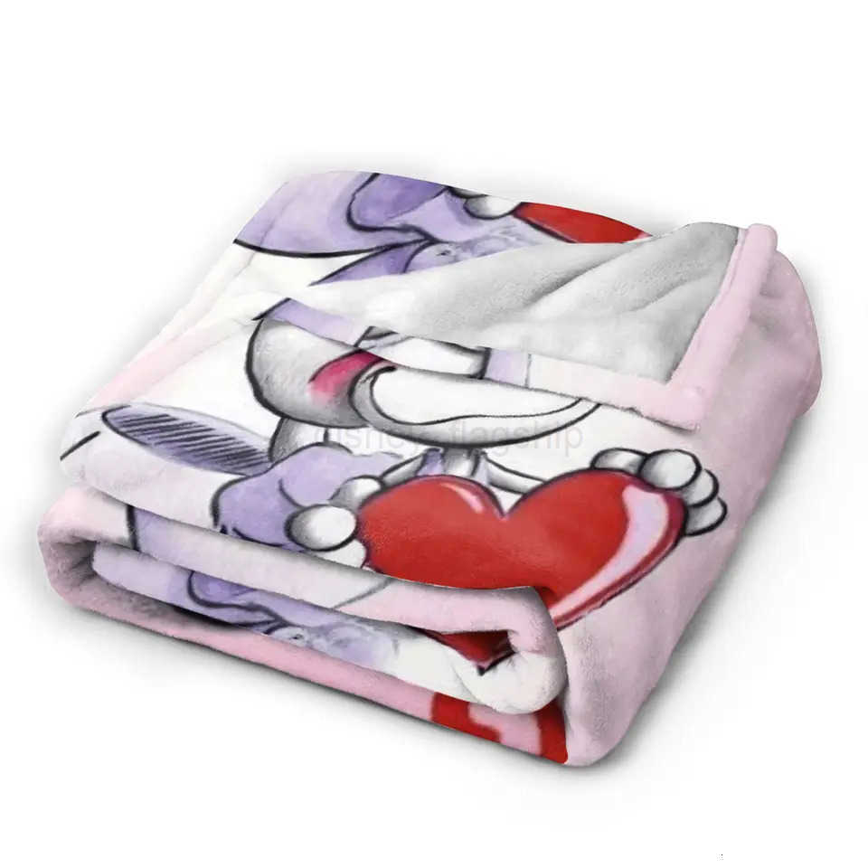 Disney Diddl Cartoon Red LOVE Blankets Quality Soft Throw Blanket Winter Travel Couch Bed Comfortable BedspreadXJ251114