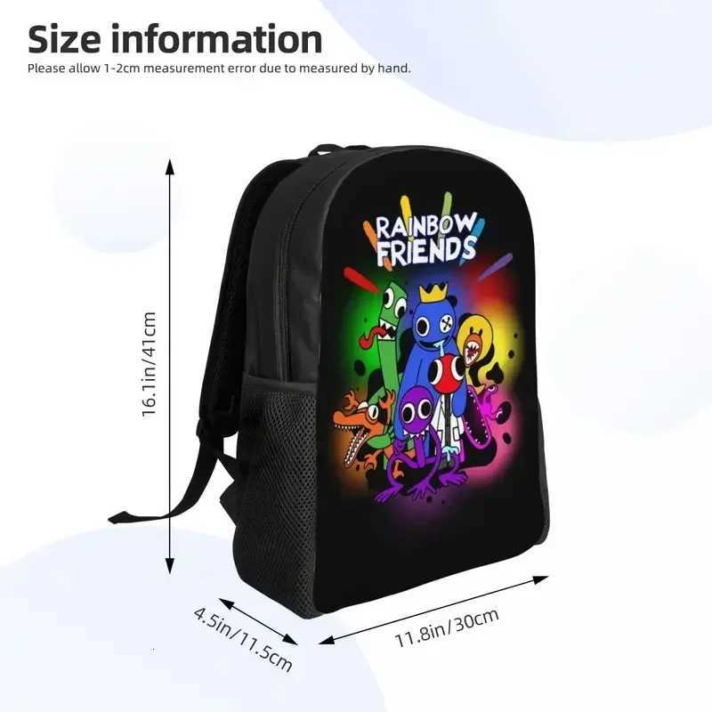 Custom Rainbows Friends Hug It Out Travel Backpack Men Women School Computer Bookbag Video Game College Student Daypack BagsW251113