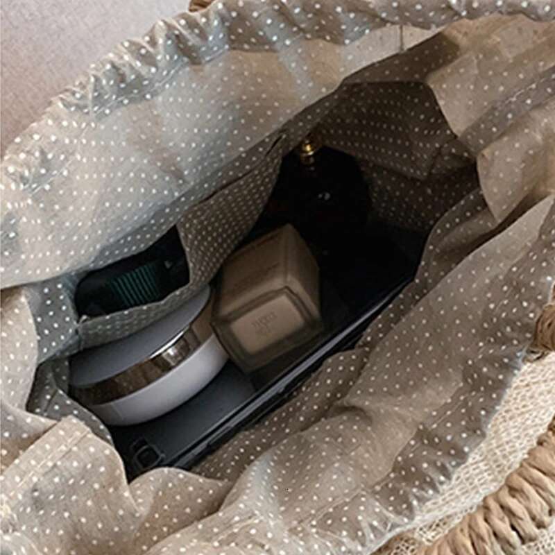 Half-Round Rattan Women Large Capacity Summer Beach Bags Travel Weave Handle Hot Bohemia Shoulder Bag