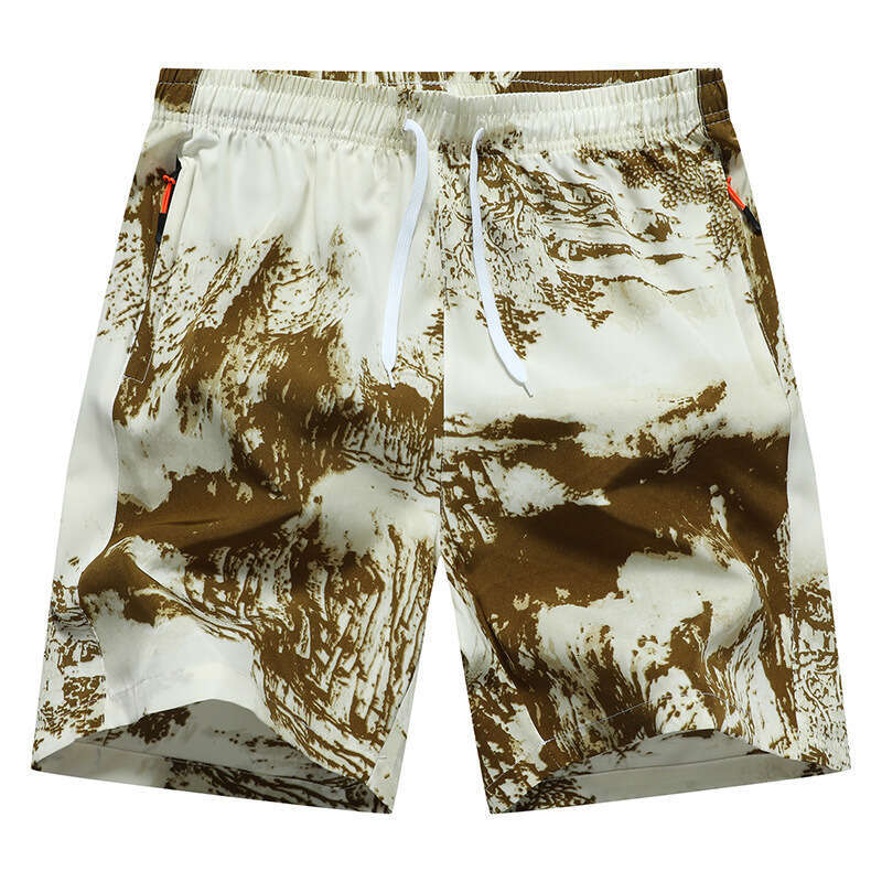 Mm Flower Shorts Summer Quick Drying Pattern Foreign American Five Quarter Men's Beach Casual Pants