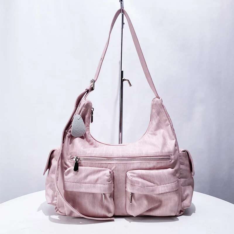 Moto & Bike Multiple Pockets Bags For Women Designer Handbag Purse 2025 New In Vintage Large Capacity Shoulder Crossbody