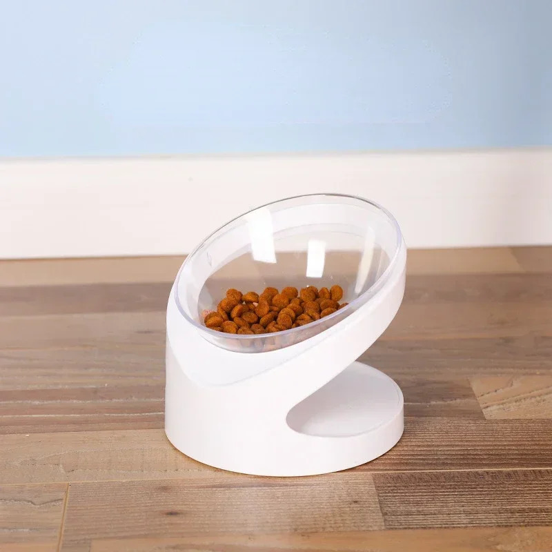 Cat Bowl High Foot Dog Bowl Neck Protector Cat Pet Food Bowl Waterproof Double Ear Pet Feeding Cup Pet Feeding Device 250414