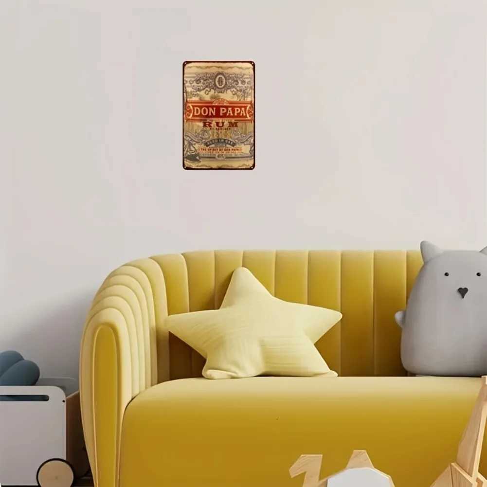 1pc 20x30cm 2D Flat Don Papa Rum Metal Sign - Antique Tropical Poster Rustic Decor for Home Bar/RestaurantM251114