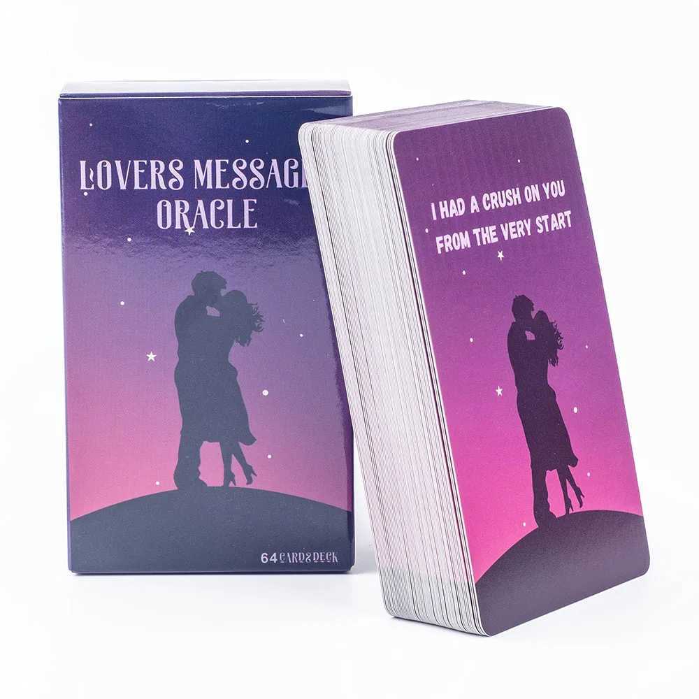 64Cards Lover Messages Oracle Cards For Family Party High Quality Fortune Telling Divination Cards Deck Board Game 1036Cm C251114