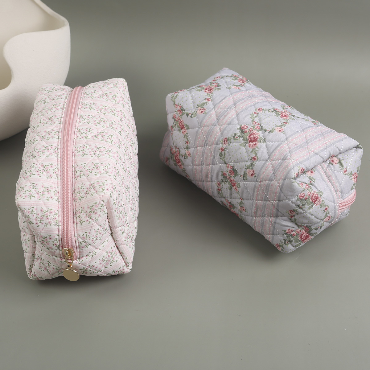 Flowers Bow Printed Nylon Waterproof Travel Make up Pouch Bags Backpack Tote bag Duffle Bag Fanny Pack for Women Girl Ladies 241226