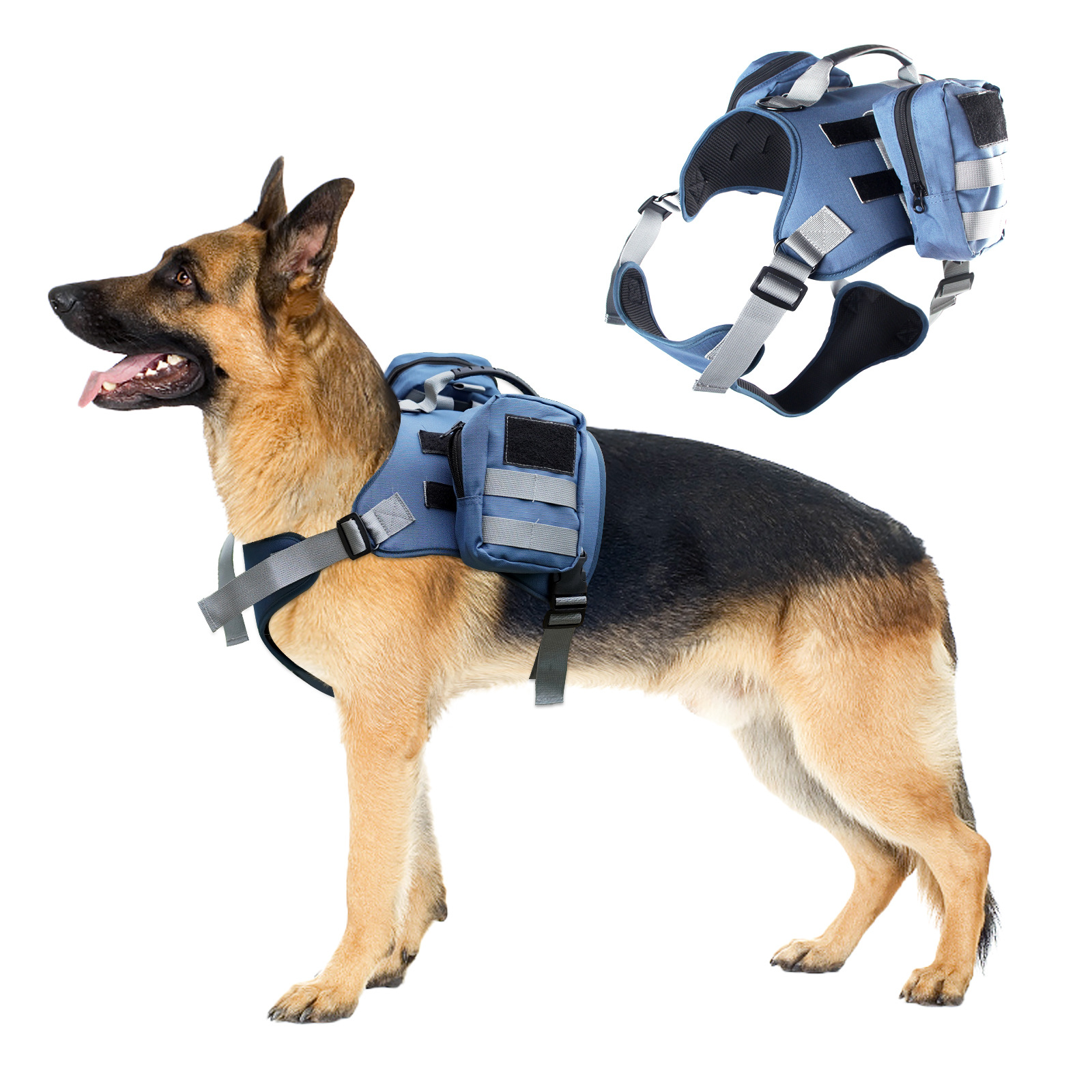 new dog tactical chest harness for going out with explosionproof dog harness breathable mesh