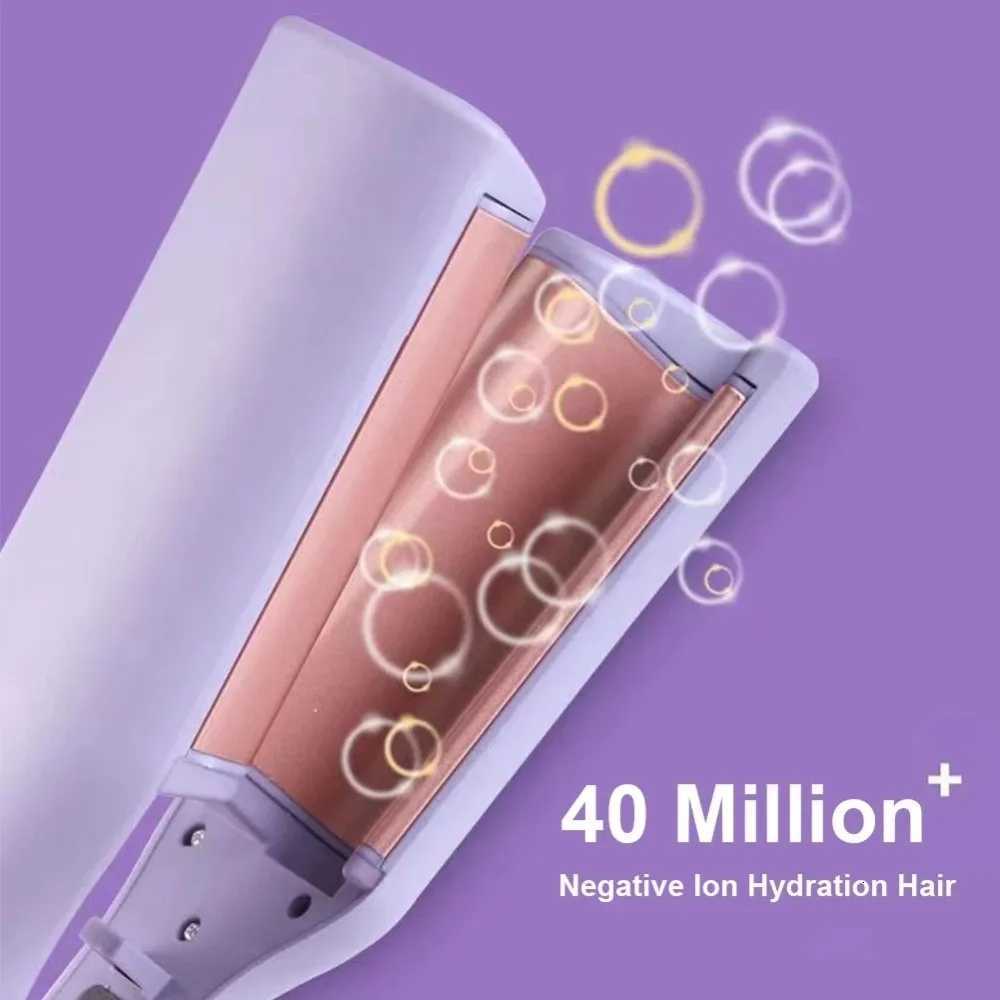 Large Curl 32MM Water Wave Hair Curler Temperature Control Plastic Casing French Egg Roll Curling Iron Quick HeatingT251114