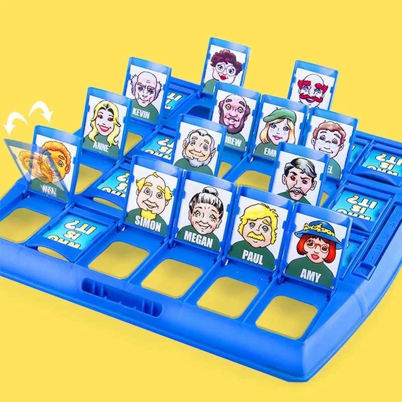 Guess Who Game Family Interation Card Toy Board Guessing Memory Training Parent Child Leisure Time Party Indoor Games Gift C251114