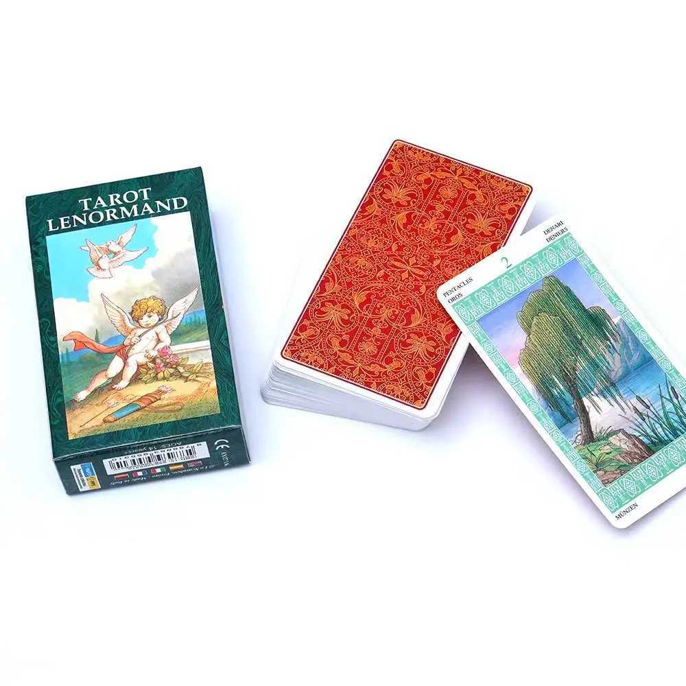 Tarot Lenormand Tarot Cards Divination Personal Use Tarot Deck Full English Version Oracle Deck Family Gatherings Board Game C251114