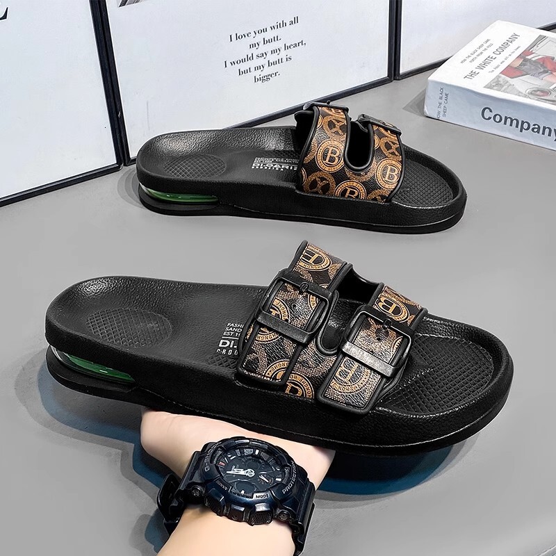 Designer Slippers 25S New Style G High Quality Light Luxury Men s Summer New Style Outdoor Sports Sandals Anti Slip Large Soft Bottom Casual Outdoor B