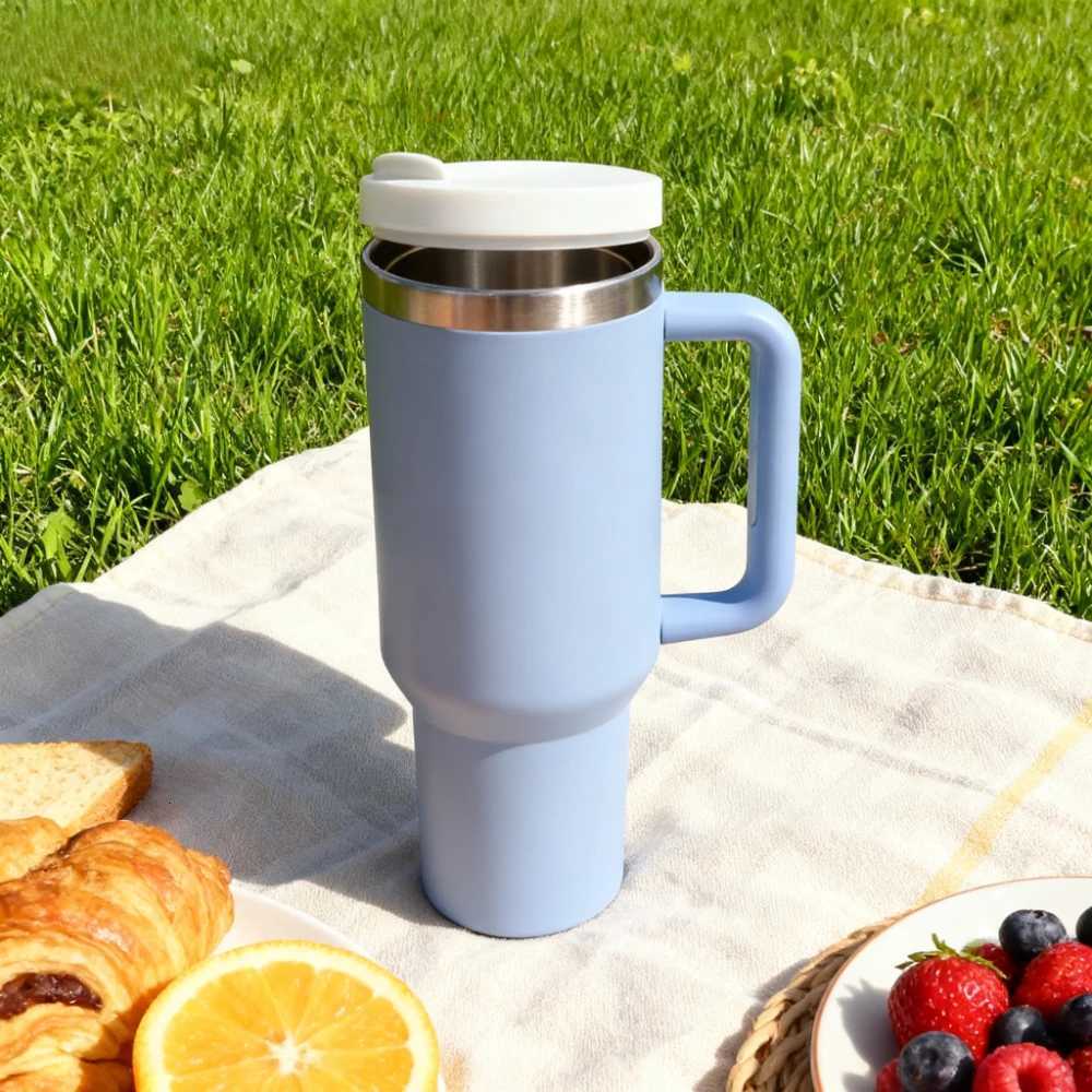 Stainless Steel 40oz Water Mug IN STOCK Water Cup with Straw Portable Large Capacity Coffee Cup for Outdoor Woman Christmas Gift C251114
