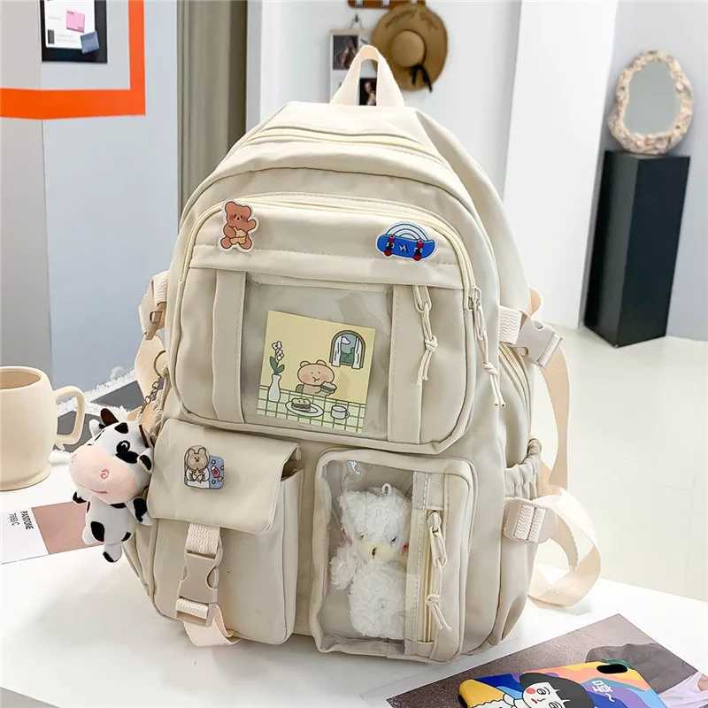 Girls Backpack Cute School Bags For Student Teens Girls Pockets Women Laptop BackpackW251113
