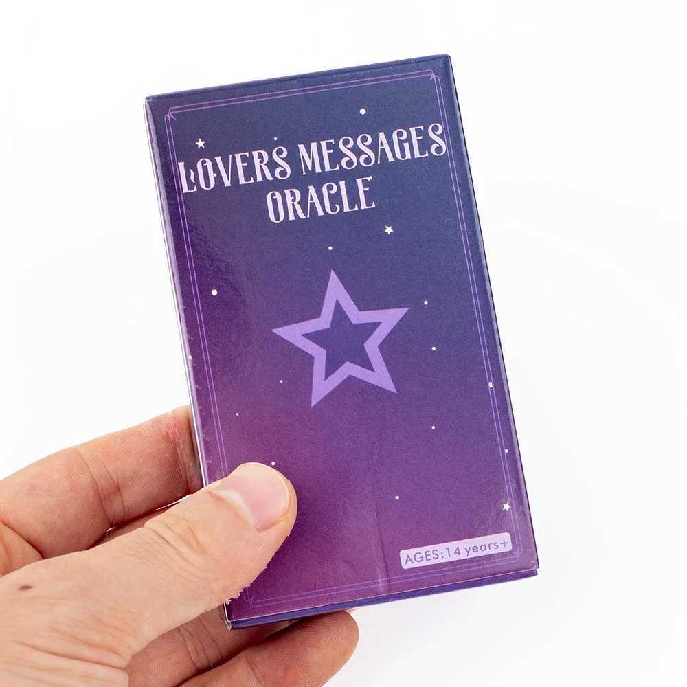 Hot Sale Lovers Oracle 64-Card Deck English Divination Cards for Love Guidance Relationship Visions Compact 103x6cm Board C251114