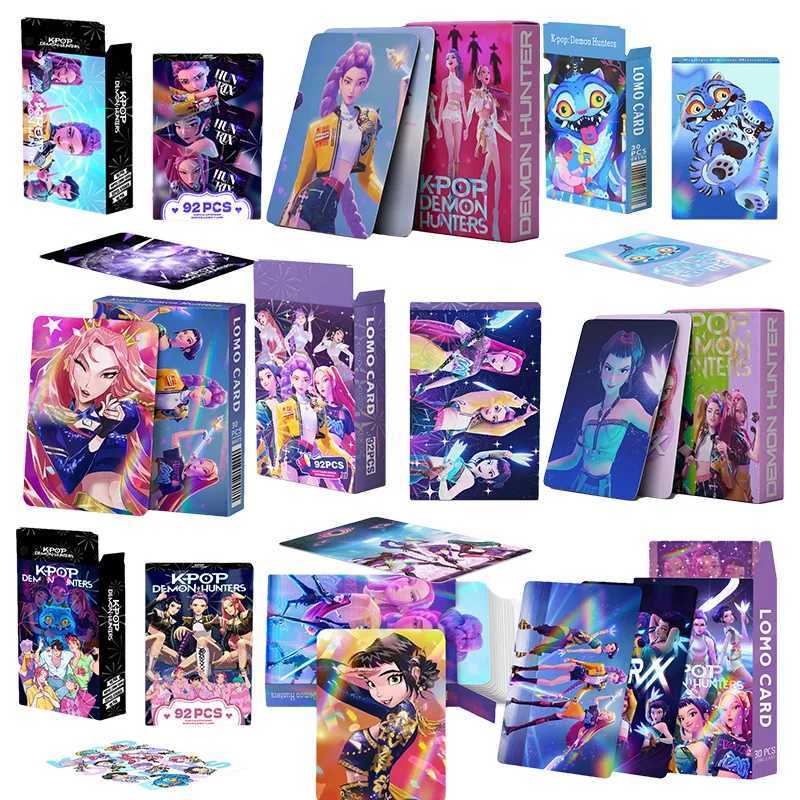 NEW kpop demon hunters card game collectible card LOMO small card anime double-sided LOMO Christmas and birthday gift C251114