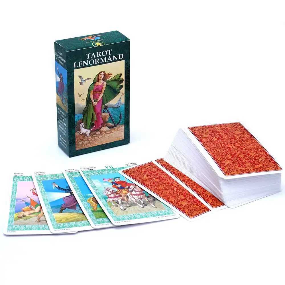 Tarot Lenormand Tarot Cards Divination Personal Use Tarot Deck Full English Version Oracle Deck Family Gatherings Board Game C251114