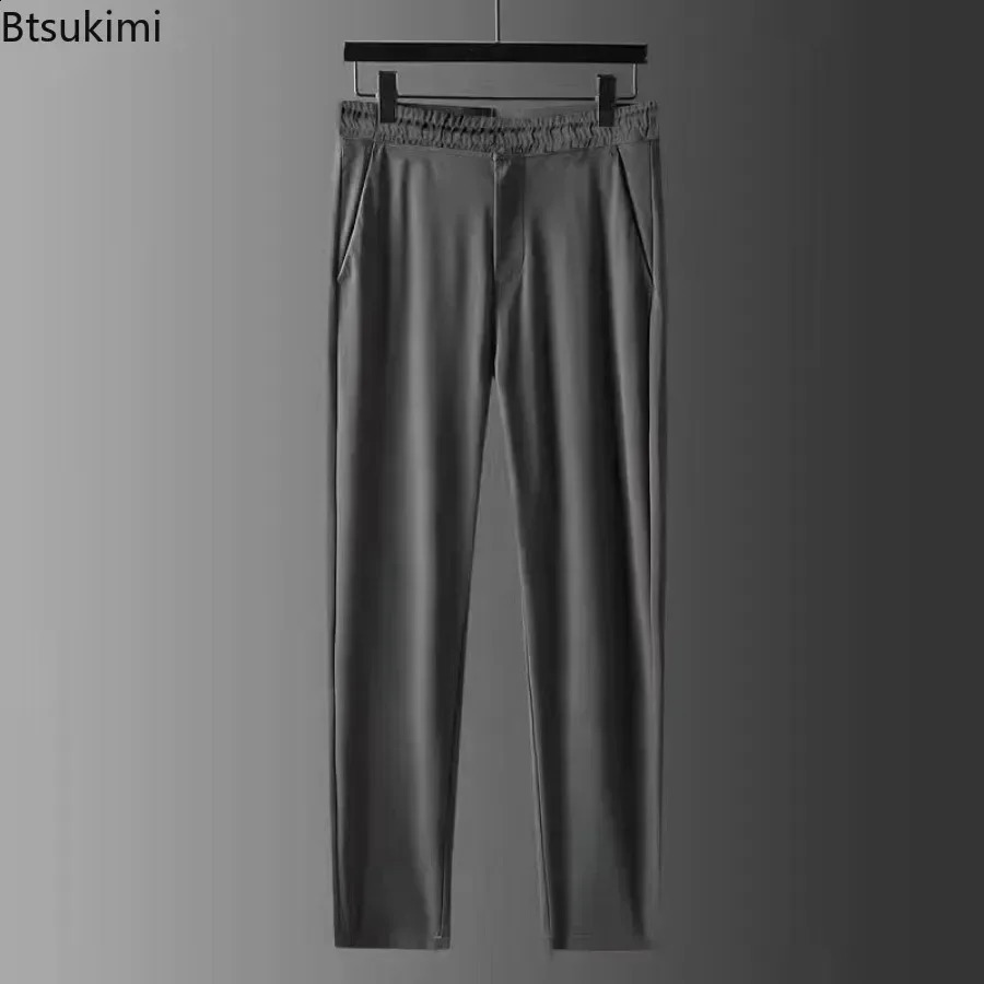 2025 Mens Fashion Solid Two-Piece Sets Casual Comfy Lapel T-shirtTrousers Sport Outfit Men Breathable High-Quality Tracksuits 250409