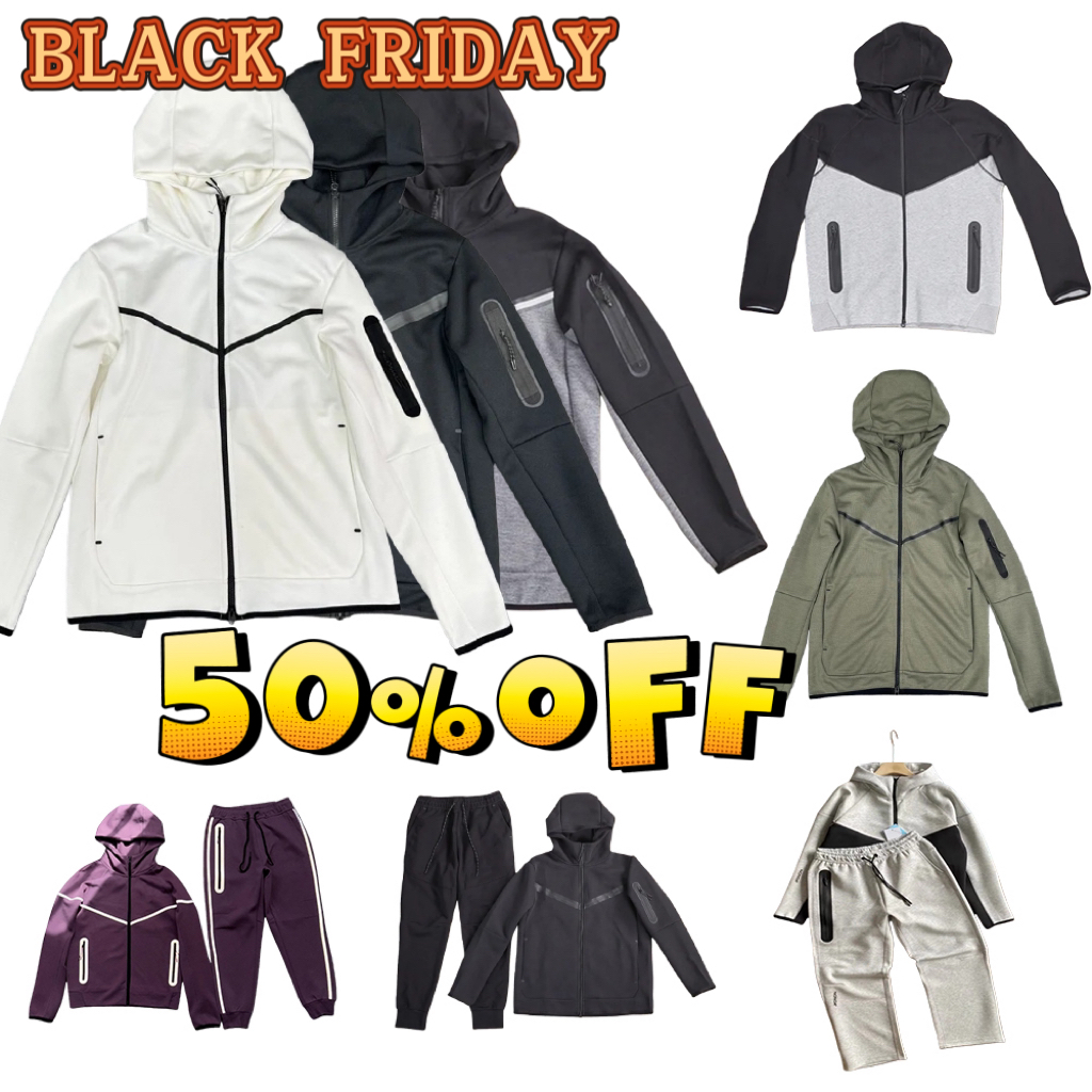 Tech Jacket Hoodies Mens Designer Sweatshirts Sweatpants Fashion Full Zip-Up Jacket Trousers For Men Women tech fleece
