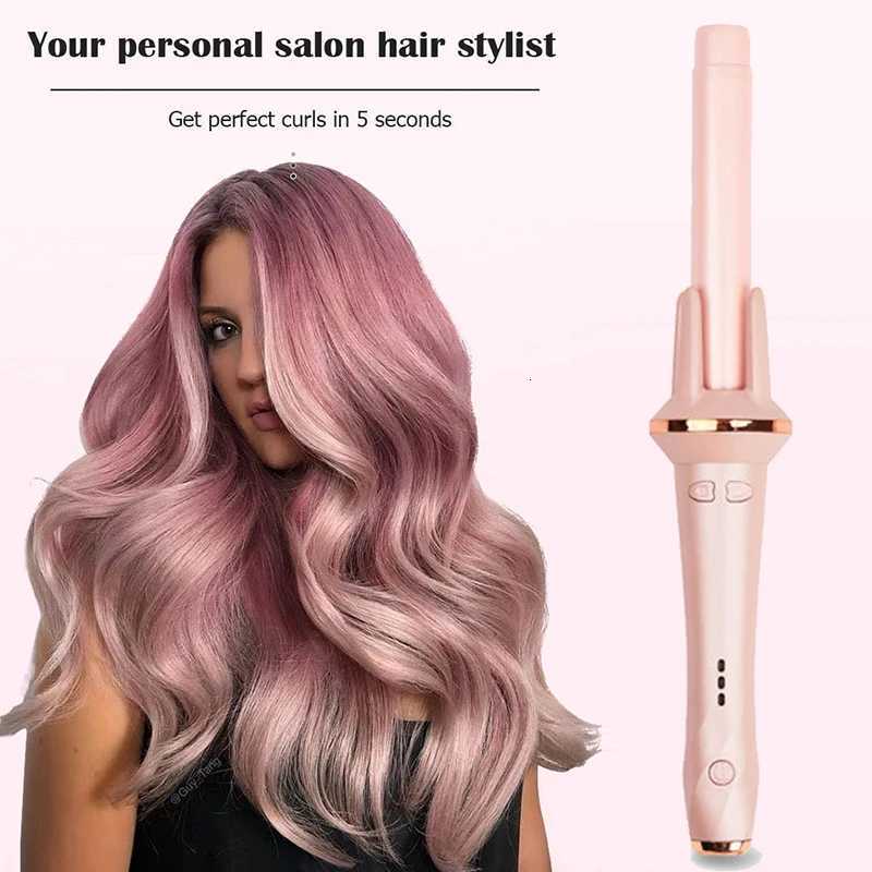 28mm Fully Automatic Curling Iron Negative Ion Non-damaging Hair groove Electric Curling Iron Big Wave Hair Perming for WomenT251114