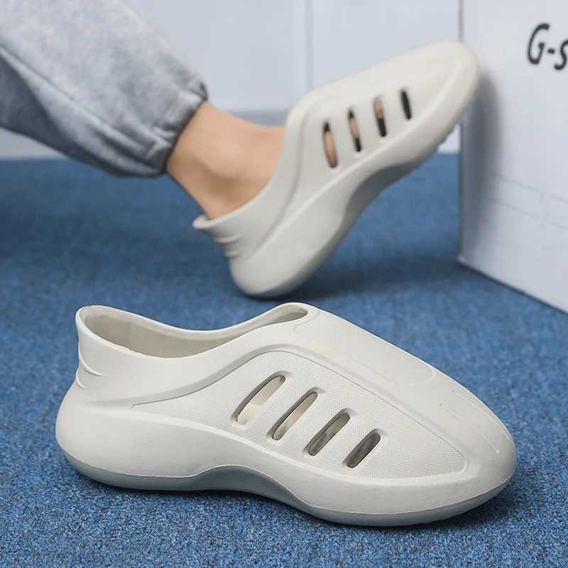 The trend of new Baotou sliders with thick bottoms for casual beach couples and full sport sliders in the spring of 2025 W250414