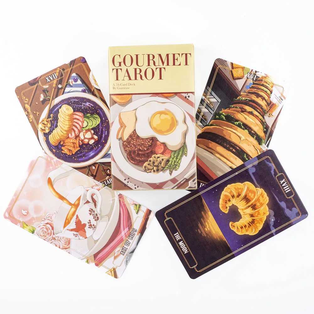 1036Cm Gourmet Tarot Deck 78Pcs Divination Fate Tarot Oracle Cards Party Entertainment Board Game Cards C251114