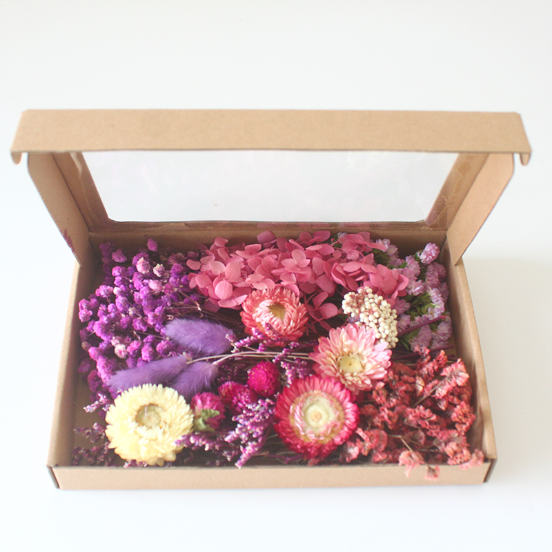 Dried Flower Craft Kit DIY Creative Handmade Decorations for Home Dried Flowers, Natural Plants, Real Flowers, Leaves
