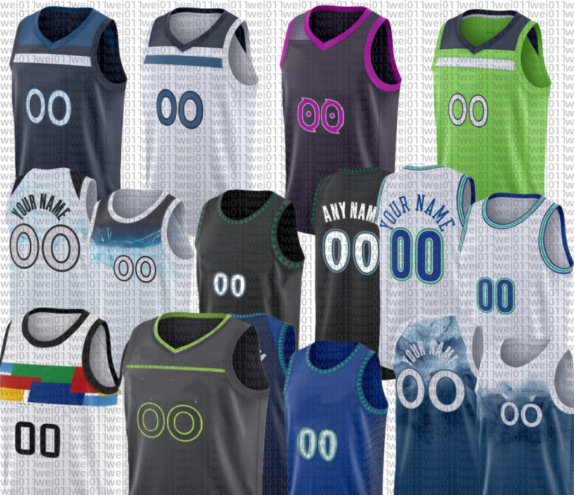 Men Anthony Edwards Julius Randle Naz Reid Terrence Shannon Jr. Bones Hyland Enrique Freeman Joe Ingles Johnny Juzang Joan Beringer Leonard Miller Basketball Jersey