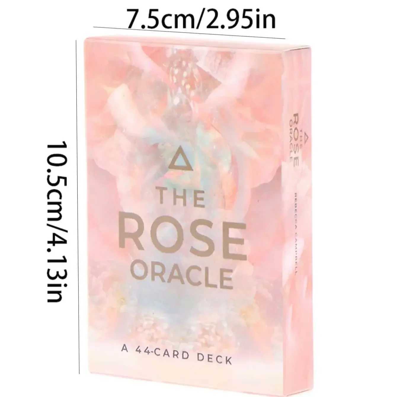 44-Card Deck The Rose Oracle Cards Dreamy Romantic Beautiful Design Pattern For Friends Holiday Gift Board Game Child Toys C251114