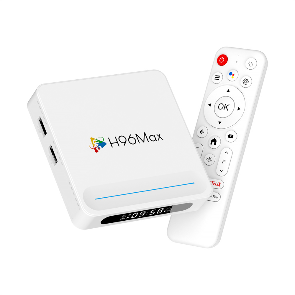 H96 MAX H618 PLUS Smart TV Box Android 14 Wifi6 BT5.4 8K 2G 16G 4G 32G 128G Media Player Set Top TV Box