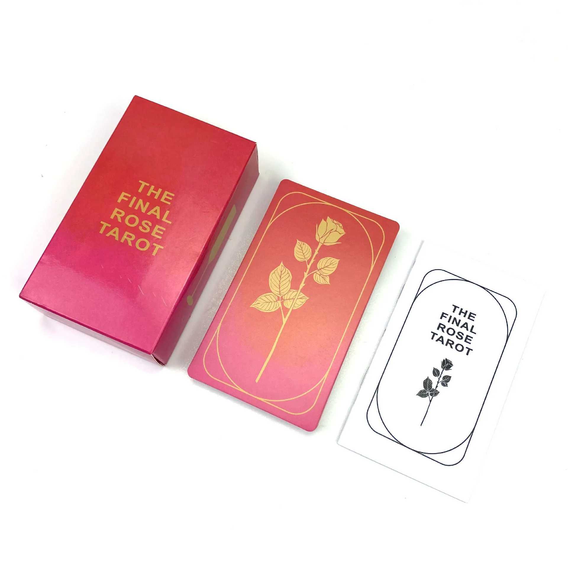 12x7cm The Final Rose Tarot cards Paper Manual card games C251114