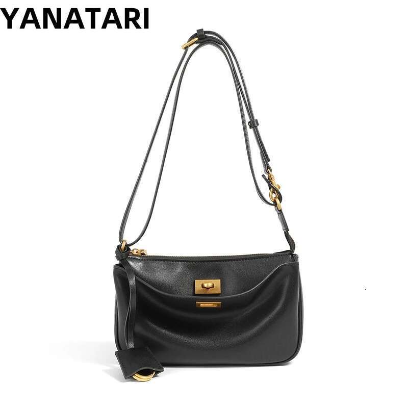Designer Bag Handbags Female Crossbody Soft Shoulder Bag Women Bags New Fashion 2025 Genuine Cowhide Leather Satchel