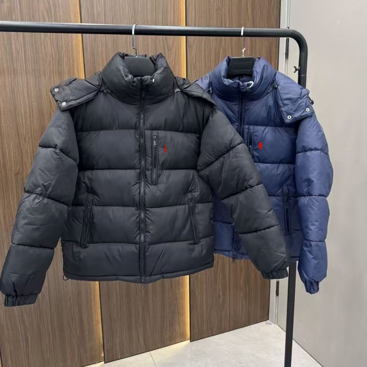 Designer Down Jacket Mens Jacket Winter High Version Trendy Brand Thickened Hooded Windproof and Cold proof Warmth Men's and Womens Same Cotton Jacket Women's