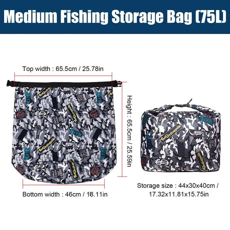 Waterproof fishing bags live fish buckets and containers used for saltwater or freshwater outdoor 250410