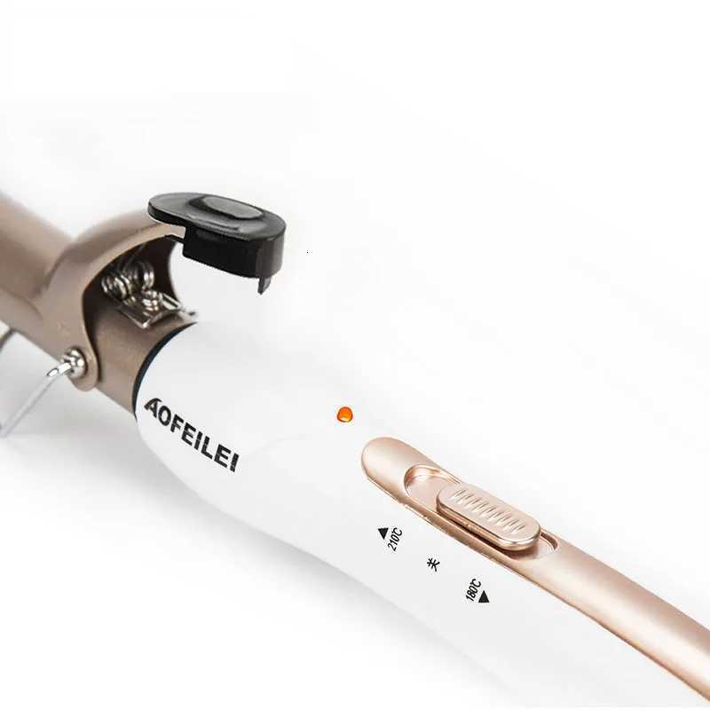 Aofeilei 19-38mm Ceramic Electric Curling Iron Big Roll 110v hair curling ironT251114