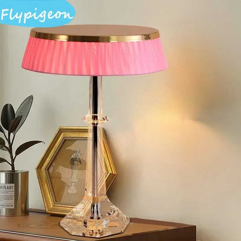 Nordic Crystal LED Table Lamps Home Decor Table Lights for Bedroom Living Room Parlor Hotel Study Desk Lighting Night Lights M251114