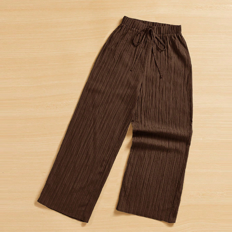 Wind casual pants 2025 new style temperament versatile wide leg straight leg pants womens pants