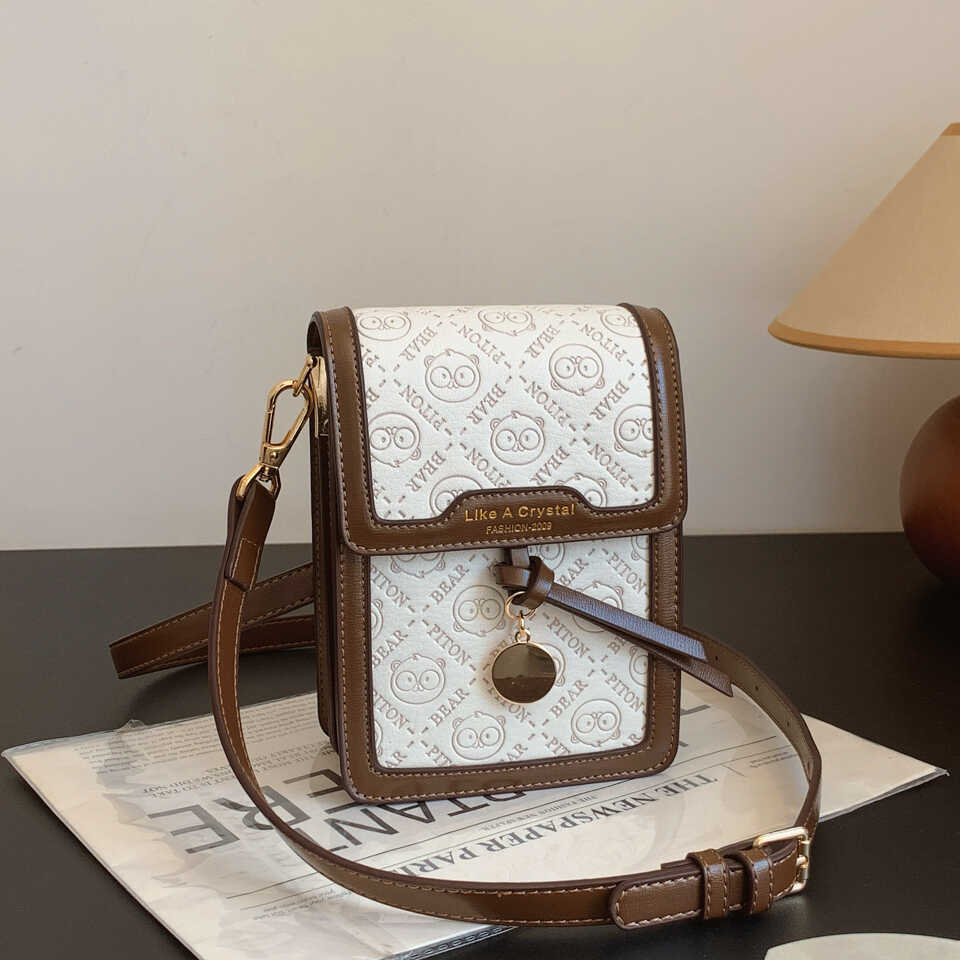 New Mobile Phone Women's Crossbody Small Fashionable And Versatile Shoulder Bag, Mini Vertical Lightweight Coin