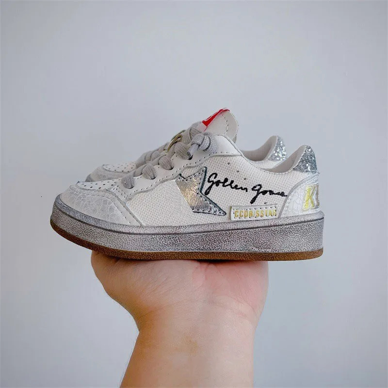 Boys Spring Autumn Soft Soled Comfortable Sports Children Casual Korean Version Fashion Retro Girls Star Board Shoes C260130