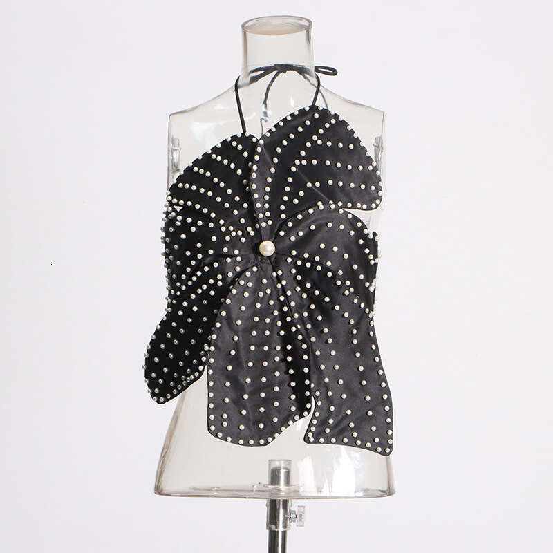 Women's Sexy Spicy Strapless Dress with Heavier Nail Bead Detailing - Spring 2025 Collection