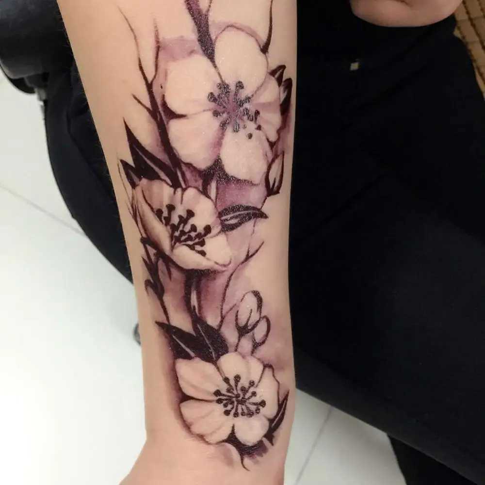 Body Tattoo Body Art Waterproof Neutral Plum Blossom Arm and Leg Stickers Temporary ArtXJ25414