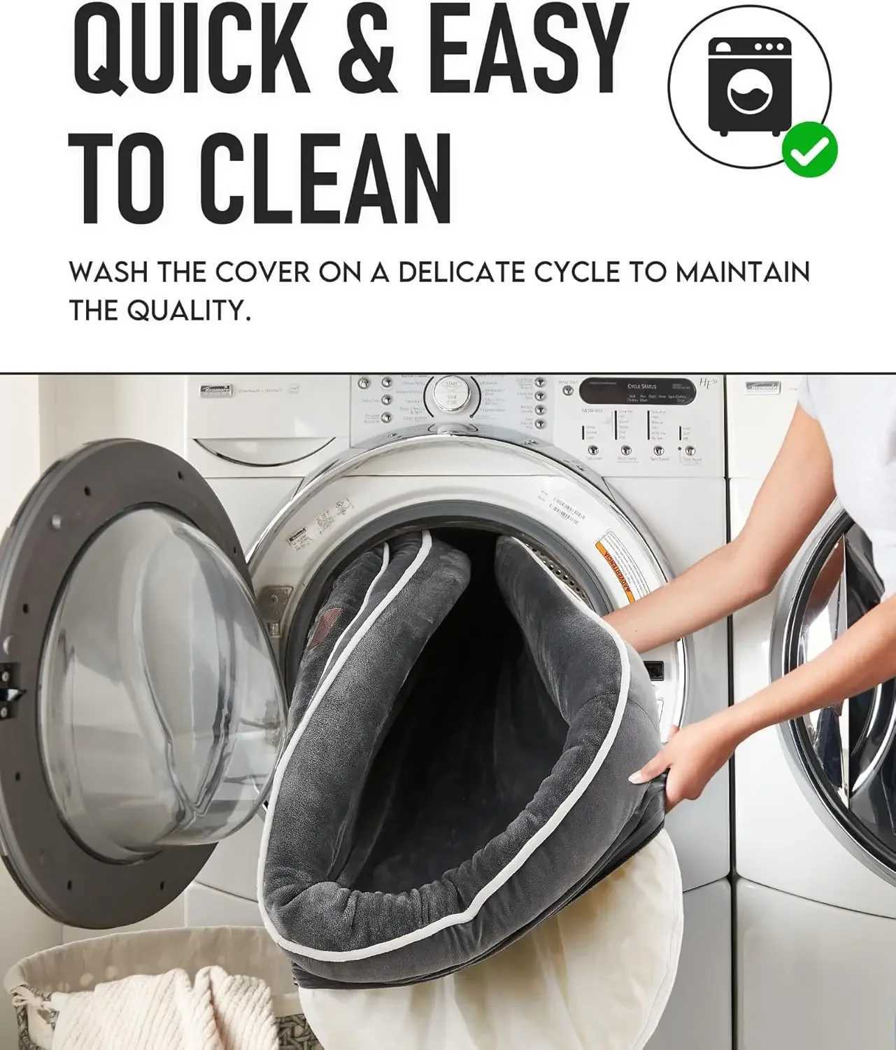 Orthopedic dog bed sofa suitable for large pets with egg foam support thickened cushion on four sides soft tear resistant fabric X250412