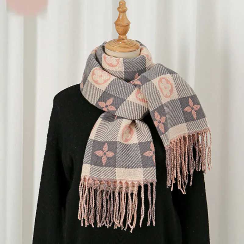 Luxury 2025 Luxury Winter Cashmere Scarf Women New Design Warm Pashmina Long Tassel Scarves Female Print Shawl Thick Foulard Bufanda Y251114