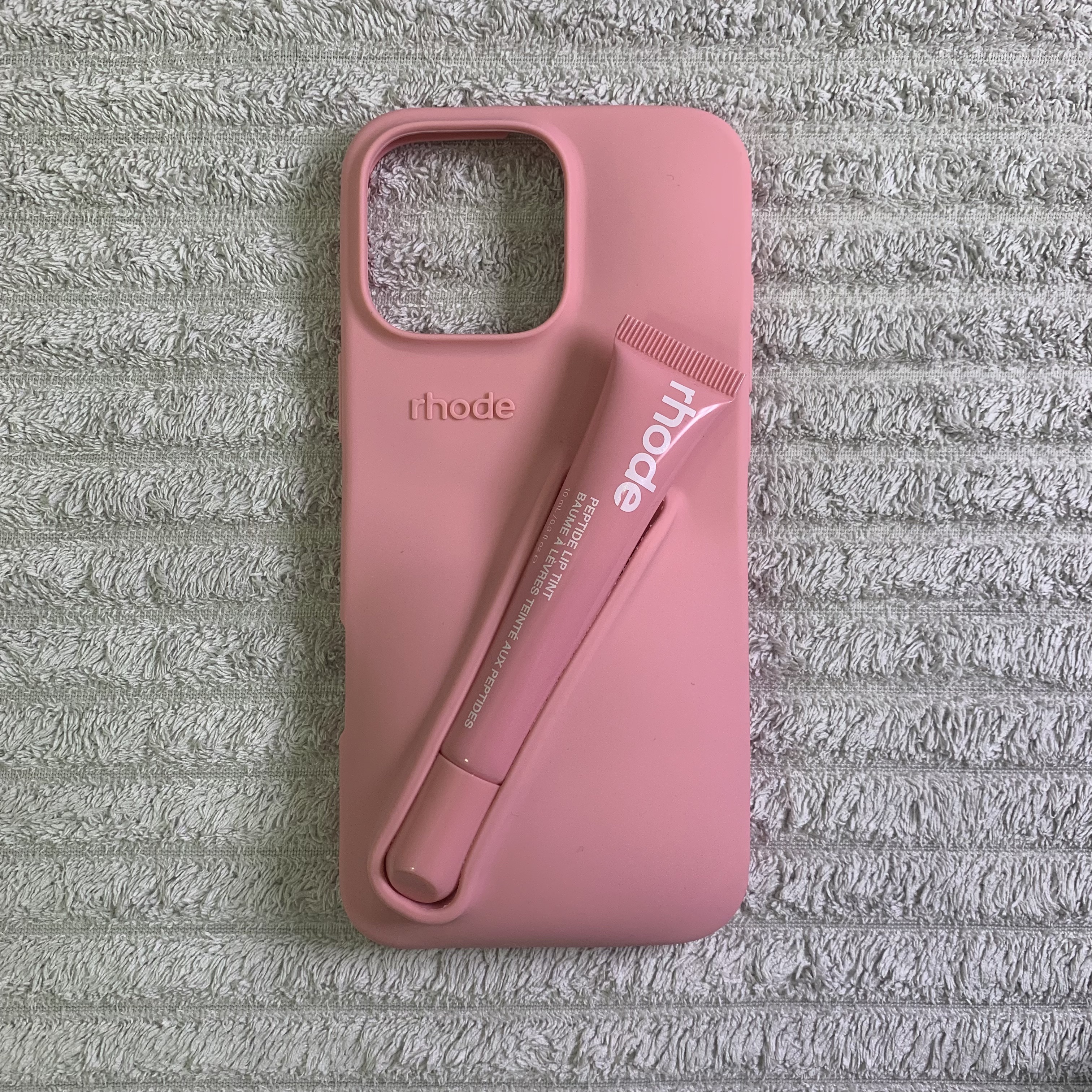 RHODE phone case With Box lip gloss Lipstick Case iphone 16 pro max cases Lipstick Lip Balm 3D Make-Up Silicone Case for iPhone 15 14 13 12 11 Holder 