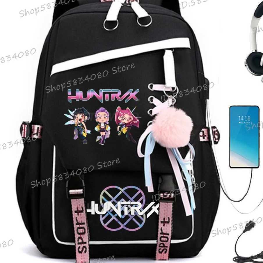 Youth School Backpacks Hot Movie Print Backpack Shouder for Women 2025 Movie Fans Cartoon USB Charging Laptop Travel BagpacksW251113