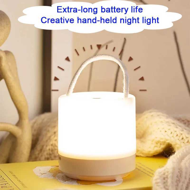 Multifunctional USB Recharge 3Colors Dimming Night Light Touch Switch Portable Eye Care Desk Lamp for Indoor Lighting M251114