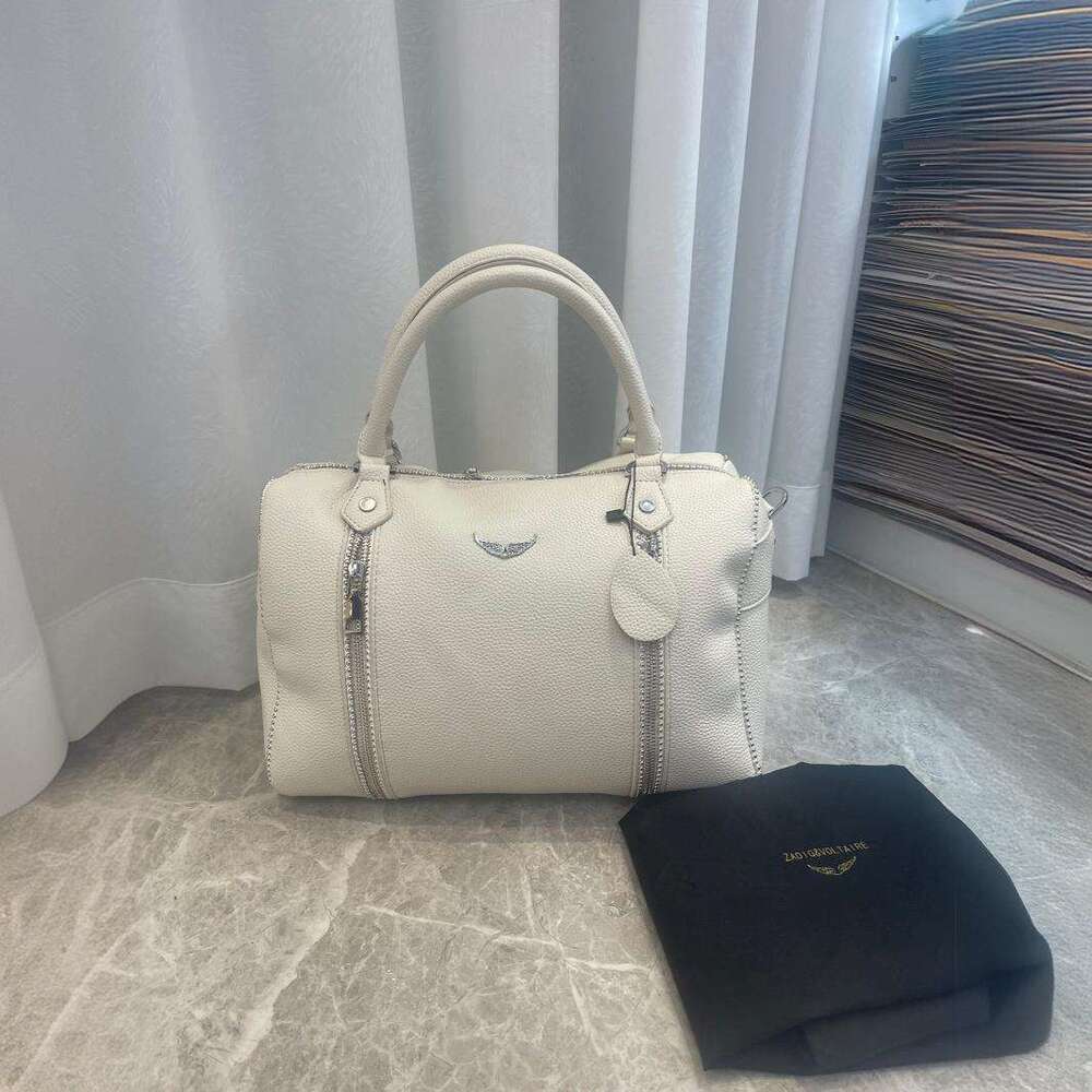 Women's Bags Z New Black Lychee Pattern Women's Genuine Leather Cross Shoulder Handbag Bucket Bag