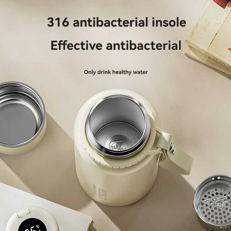 Thermos Water Bottle Insulated Bottles Vacuum Flasks Smart Bottles Stainless Steels Coffee Cups Thermos Flask Keep Hot And Cold C251114